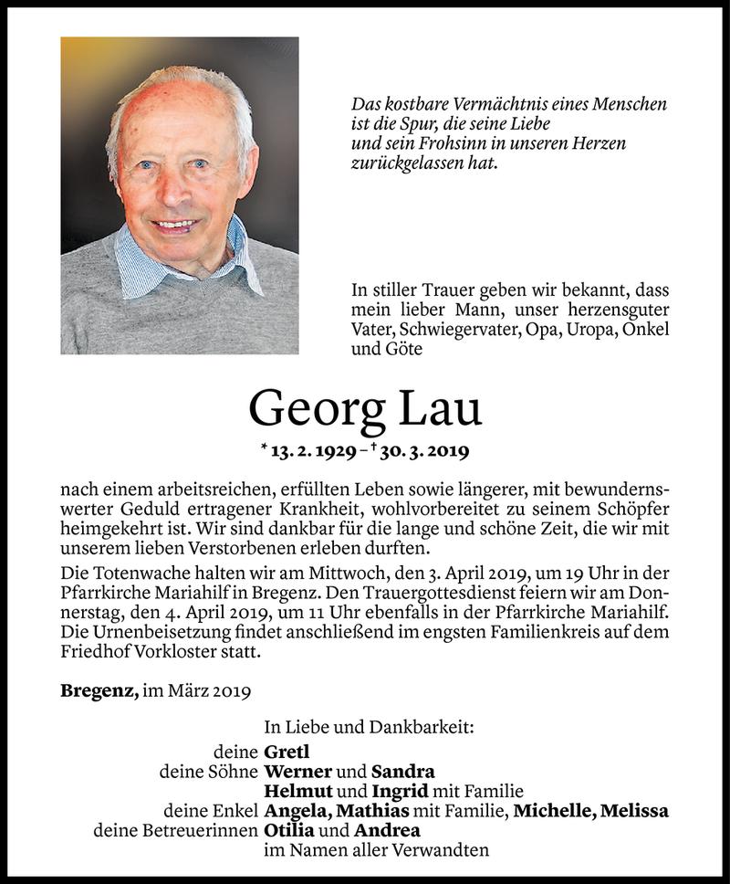 20100419 Georg Lau Todesanzeige